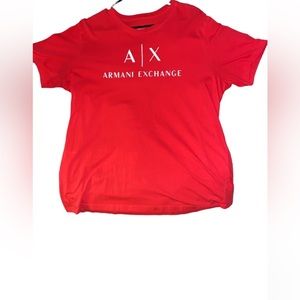 Armani exchange crew neck T-shirt size XL slim fits like an L